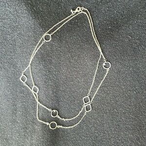 Silpada Silver Geometric Necklace